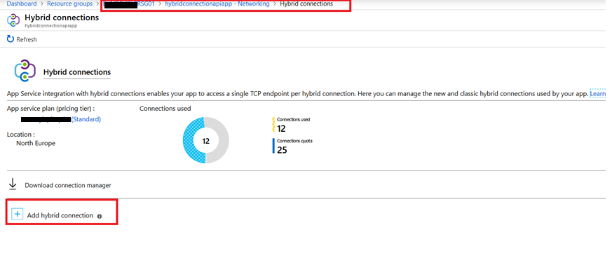 Add Hybrid Connection Manager